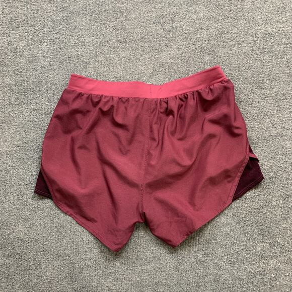 Under Armour Running Shorts Womens S Small Plum Purple Lined Loose HeatGear - Picture 9 of 11